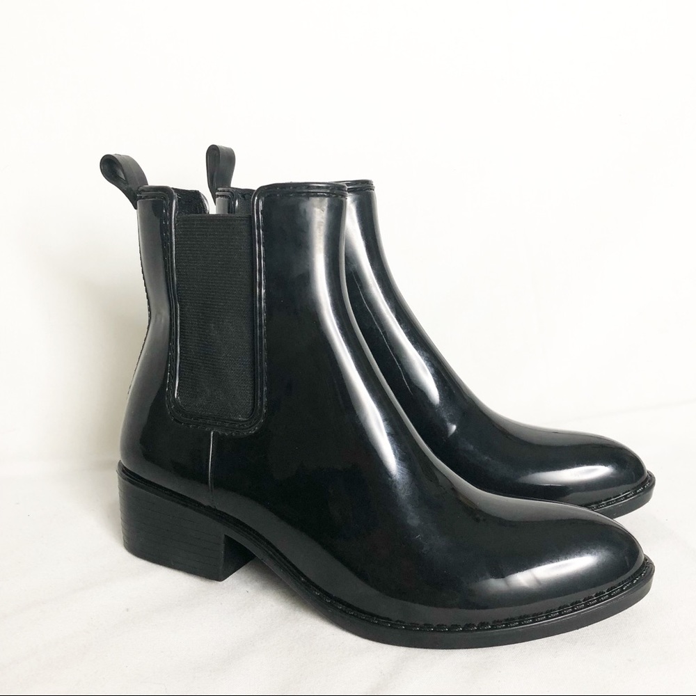 JEFFREY CAMPBELL Havana Last Rubber Rain Boots